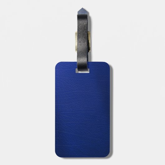 法執行米国旗ブルーストライプ ラゲッジタグ (裏面縦)