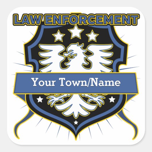 法執行紋章 スクエアシール (正面)