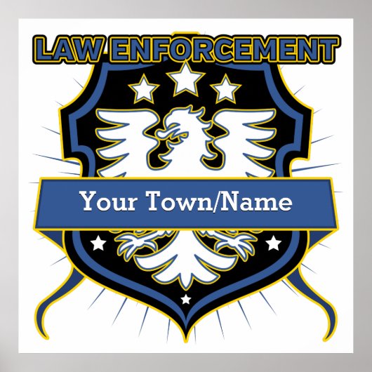 法執行紋章 ポスター (正面)