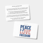 法執行警察パトロールストップが権利カードを知っている バッジ (表裏)