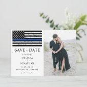 法執行警察ブルーライン結婚の写真 セーブザデート (スタンド正面)