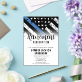 法執行警察署退職パーティー アクリル招待状 (インサイチュ (ウェディング))