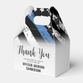 法執行警察署退職パーティー フェイバーボックス (裏面サイド)