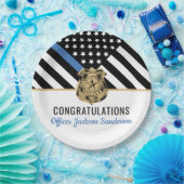 法執行警察署退職パーティー ペーパープレート (パーティー)