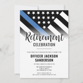 法執行警察署退職パーティー 招待状