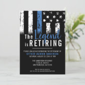 法執行警察署退職パーティー 招待状 (スタンド正面)