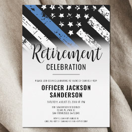 法執行警察署退職パーティー 招待状