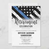 法執行警察署退職パーティー 招待状 (正面)