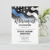 法執行警察署退職パーティー 招待状 (スタンド正面)