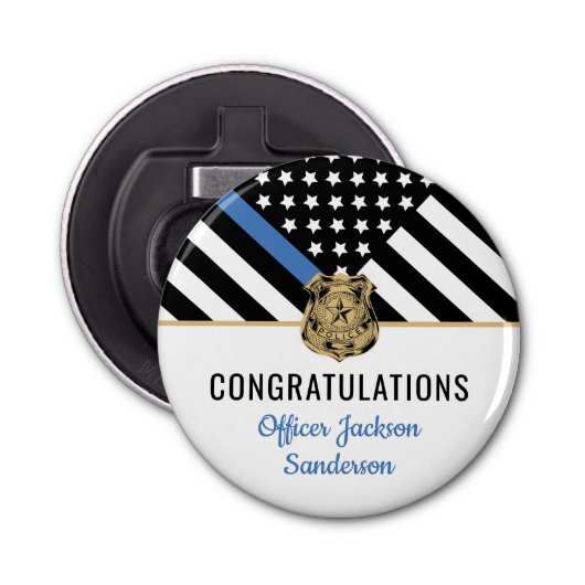 法執行警察署退職パーティー 栓抜き (正面)