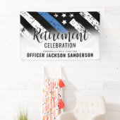 法執行警察署退職パーティー 横断幕 (インサイチュ)