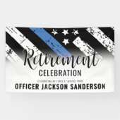 法執行警察署退職パーティー 横断幕 (横)