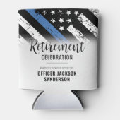 法執行警察署退職パーティー 缶クーラー (正面)