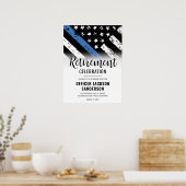 法執行警察退職パーティー歓迎 ポスター (キッチン)