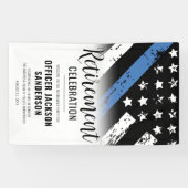 法執行警察退職パーティー歓迎 横断幕 (横)