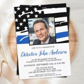 法執行退職写真警察パーティー 招待状