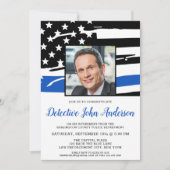 法執行退職写真警察パーティー 招待状 (正面)