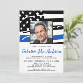 法執行退職写真警察パーティー 招待状 (スタンド正面)