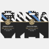 法執行青色線警察退職パーティー フェイバーボックス (見開き)