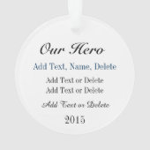 法執行 – 警察 – SRF オーナメント (裏面)