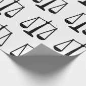 法学はかりで測学年の司法デザイン ラッピングペーパー (角)