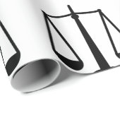 法学はかりで測学年の司法デザイン ラッピングペーパー (ロールコーナー)