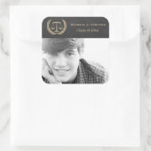 法学はかりで測院卒業 スクエアシール (バッグ)