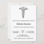 法学シンプル大学の大学院 案内状 (正面)