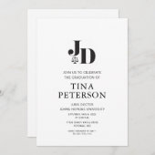 法学博士法科大学院卒業パーティー 招待状 (正面/裏面)