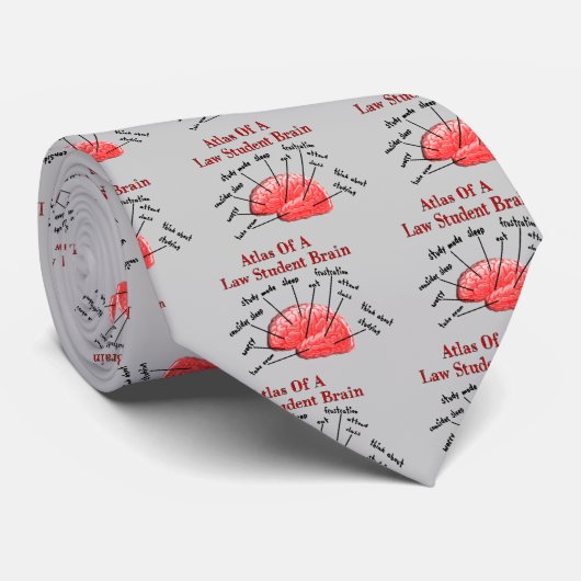 法学生の脳地図 ネクタイ (ロール)