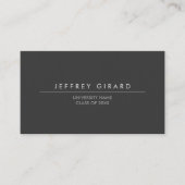 法学生ビジネスモダンカード コーリングカード (正面)