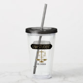 法学生 – パーソナライズ アクリルタンブラー (裏面)