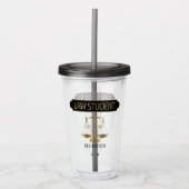 法学生 – パーソナライズ アクリルタンブラー (正面)