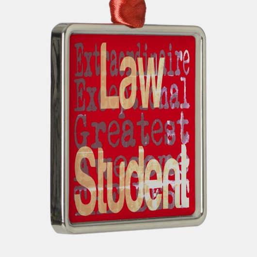 法学生 メタルオーナメント (右)