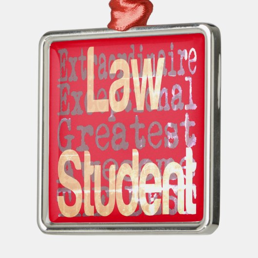 法学生 メタルオーナメント (左)