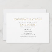 法学部3写真コラージュ卒業パーティー招待状 招待状 (裏面)