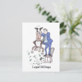 法定請求書はがき ポストカード (スタンド正面)