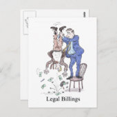 法定請求書はがき ポストカード (正面/裏面)