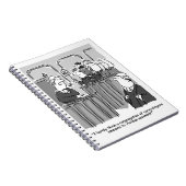 法廷でのキャロル歌手 – 法律 ノートブック (右側)