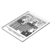 法廷でのキャロル歌手 – 法律 ノートブック (左側)