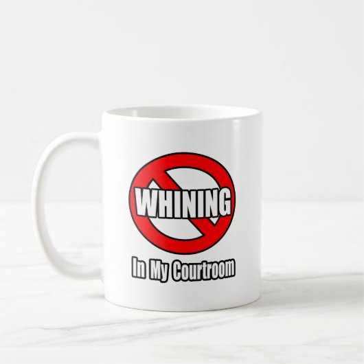 法廷で泣き言は言わない コーヒーマグカップ (左)