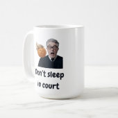 法廷で眠らないで コーヒーマグカップ (正面左)
