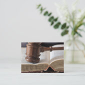 法廷の決定の名刺 名刺 (スタンド正面)