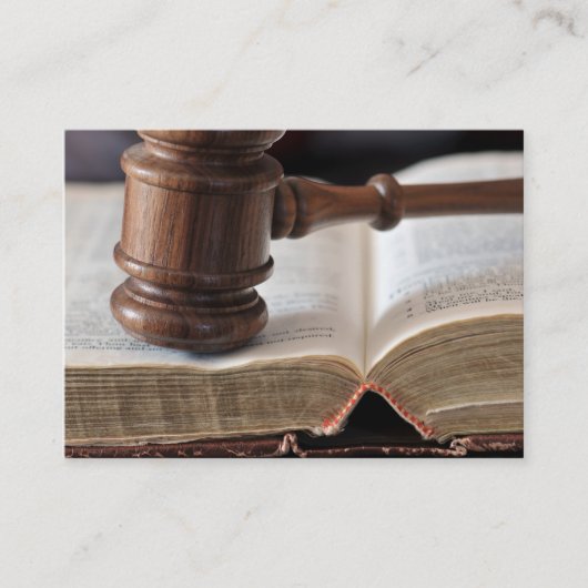法廷の決定の名刺 名刺 (正面)