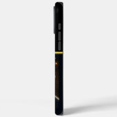 法廷の秩序を保つ裁判官のレベル Case-Mate iPhoneケース (裏面 / 左)