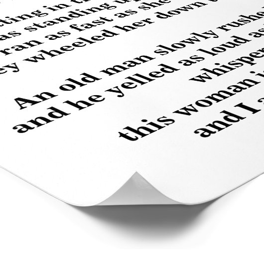 法廷の詩 ポスター (角)