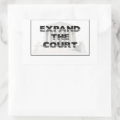 法廷を拡大する 長方形シール (バッグ)