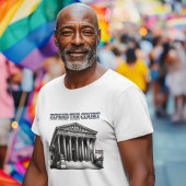 法廷を拡大する Tシャツ