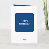 法廷写真名ブルーピンクの素晴らしい娘 カード (裏面)