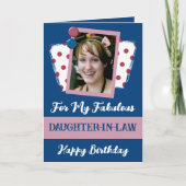 法廷写真名ブルーピンクの素晴らしい娘 カード (正面)